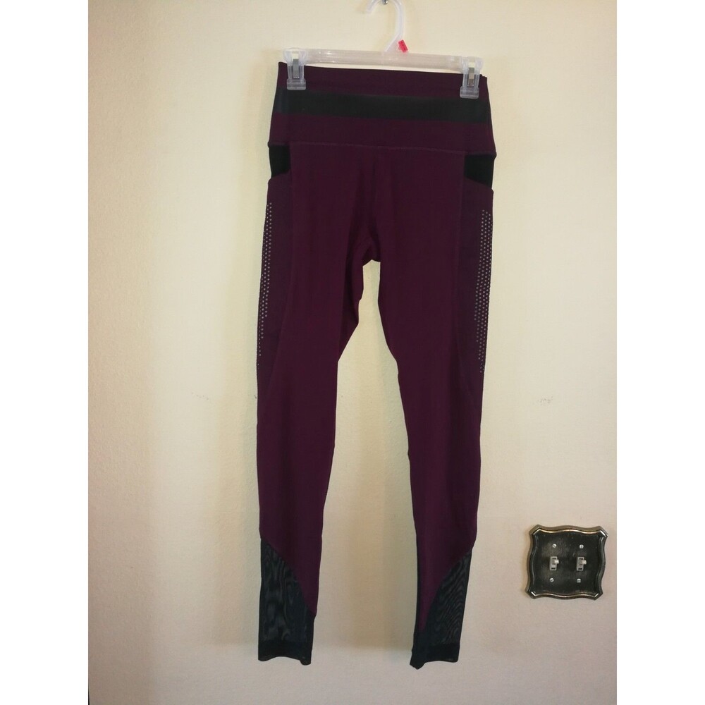 Pre owned Women's Pink Victoria's Secret Activewear Maroon Leggings Size S